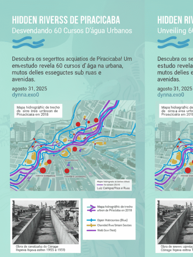 Mais de 50 cursos d’agua em área urbana descoberta